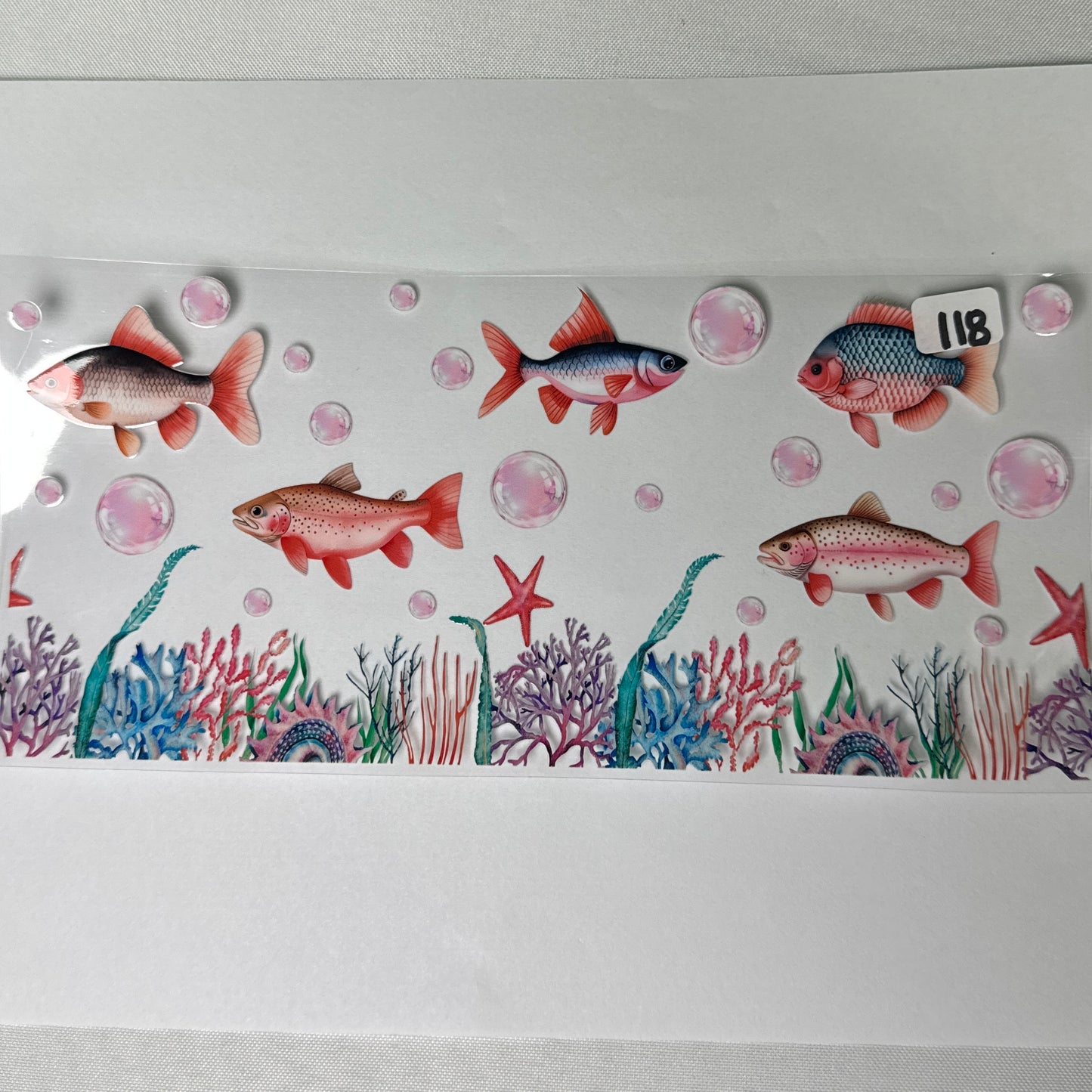 Ocean/Turtle UVDTF Cup Wraps