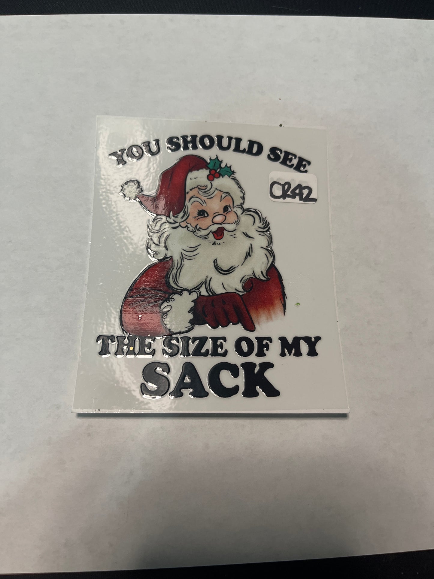 CR42 Christmas Santa UVDTF Wrap