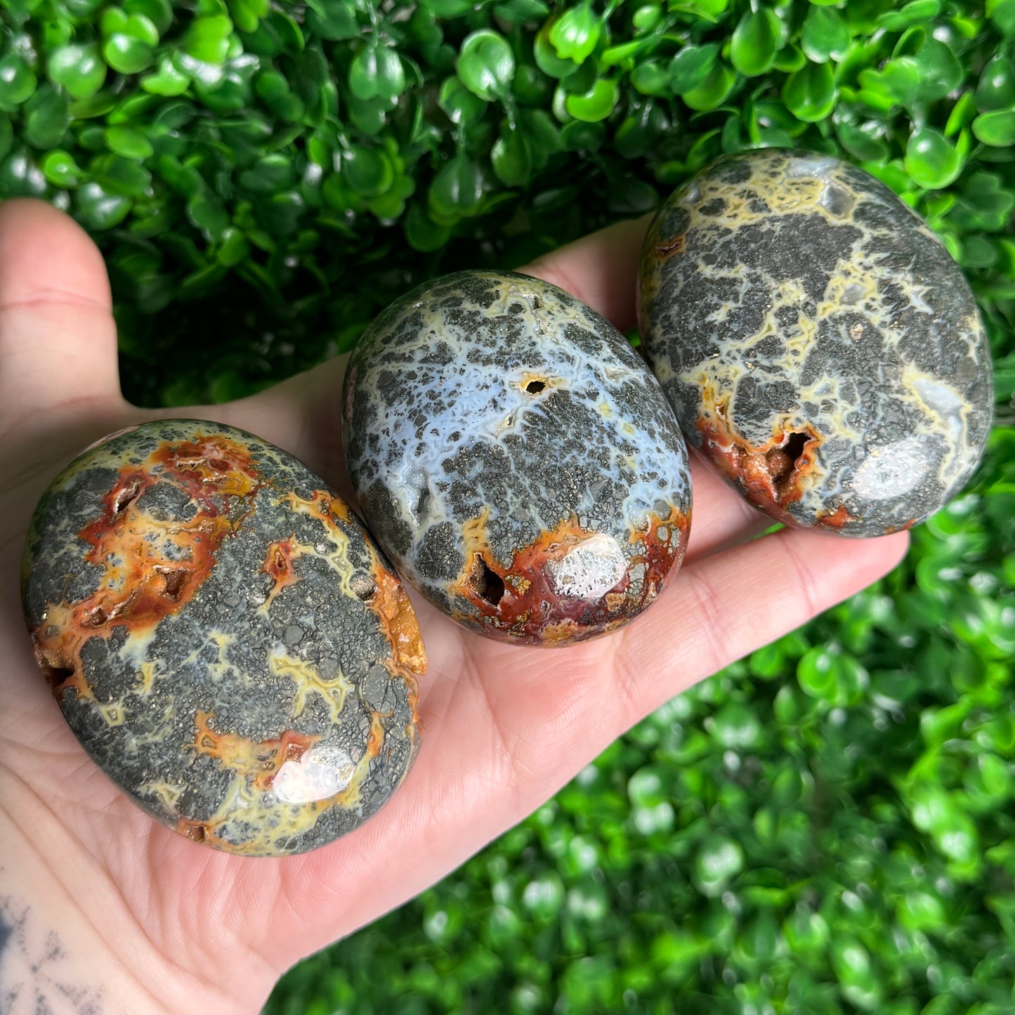 Marcasite Palm Stones