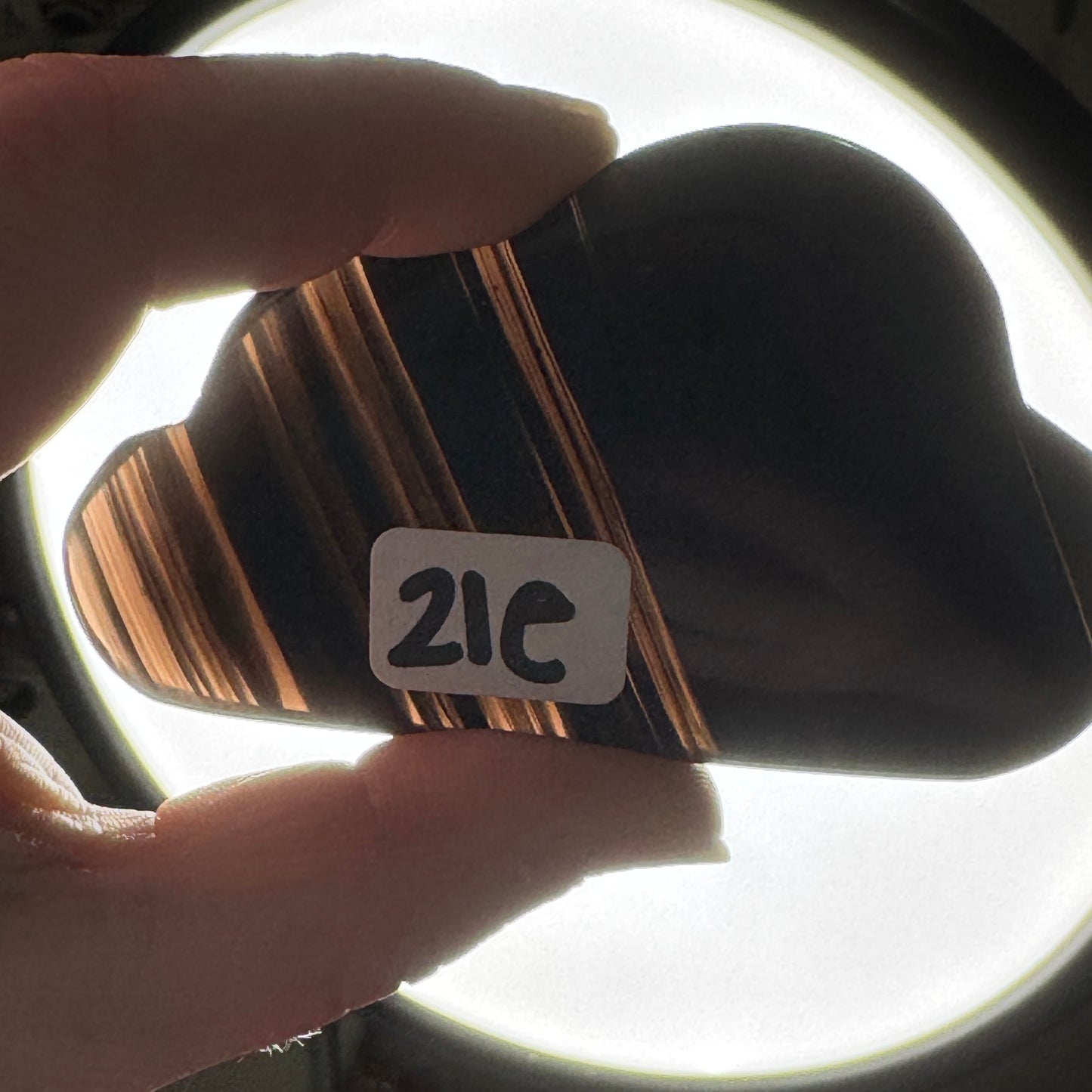 Midnight Lace Obsidian Cloud Carvings