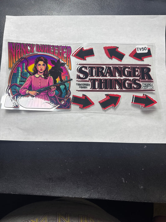 TV 50 Stranger tv show style 1 uvdtf wrap