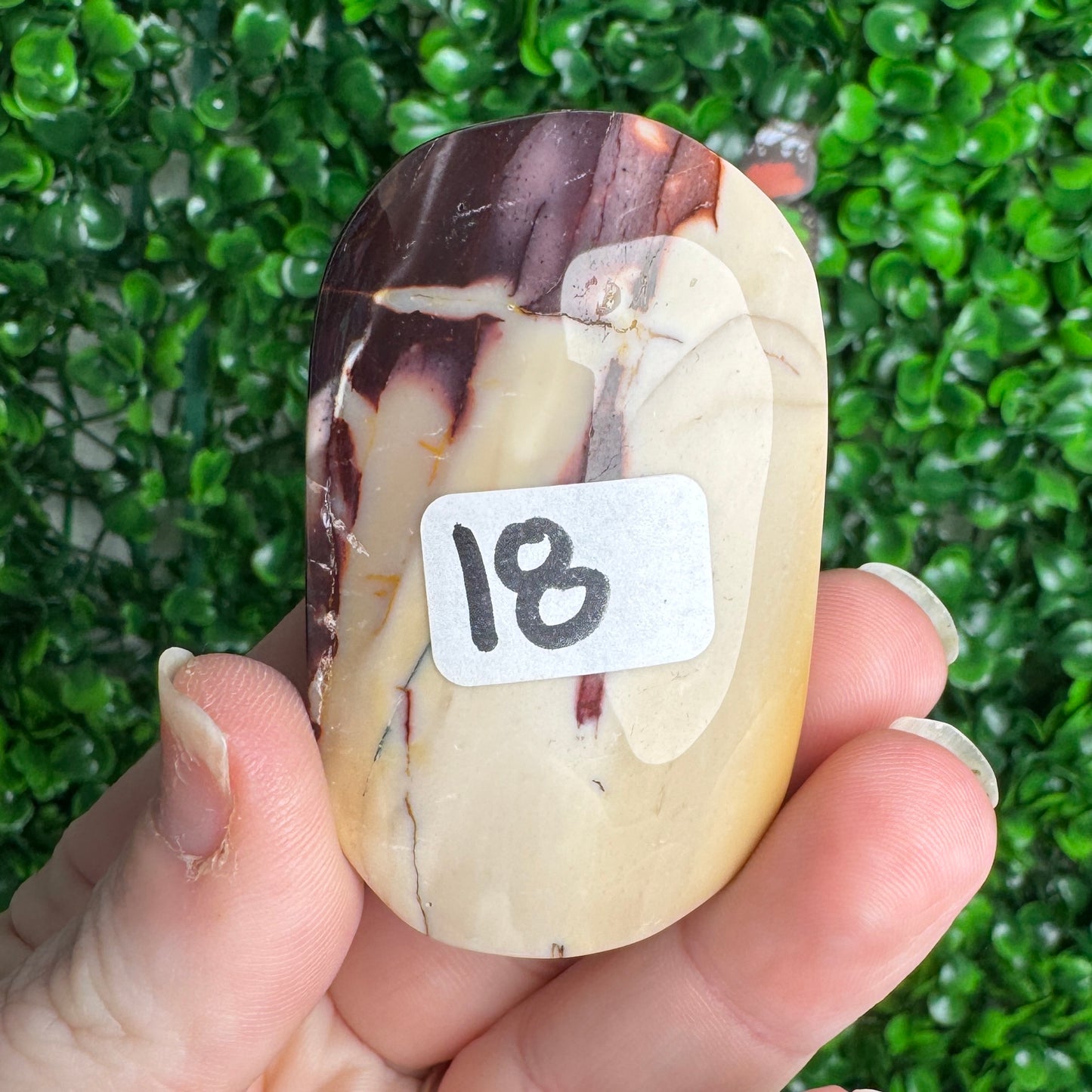 Mookaite Jasper Palm Stones and Hearts