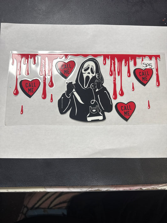 SP5 Ghostface blood drip uvdtf