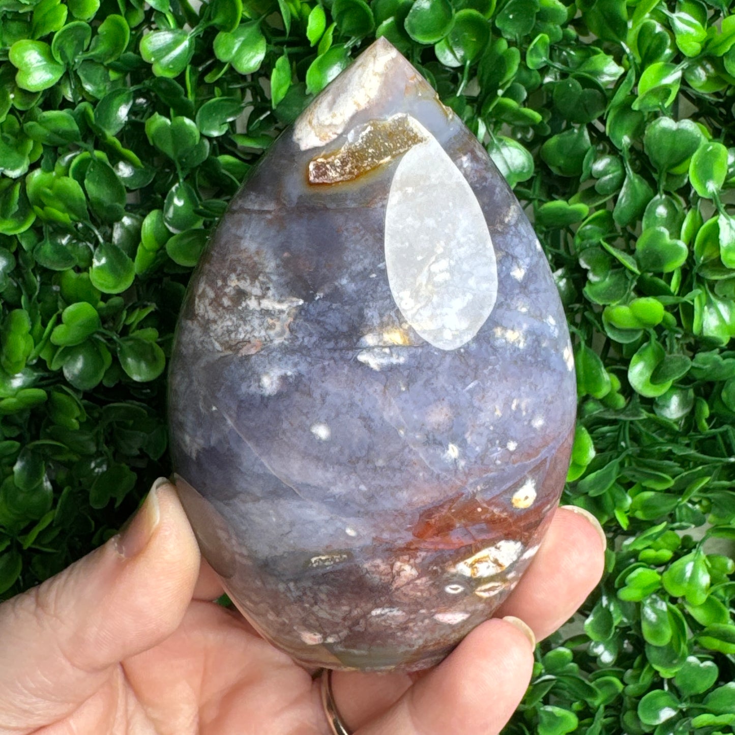 Purple chalcedony flame