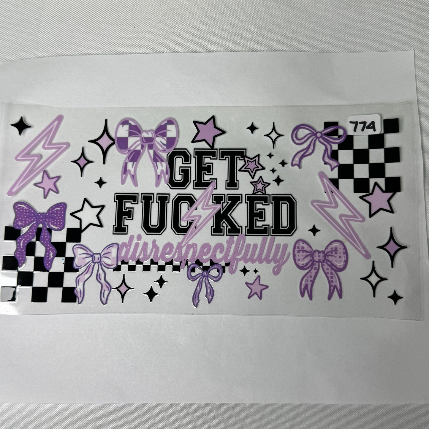 Sassy/Funny Quotes UVDTF Cup Wraps