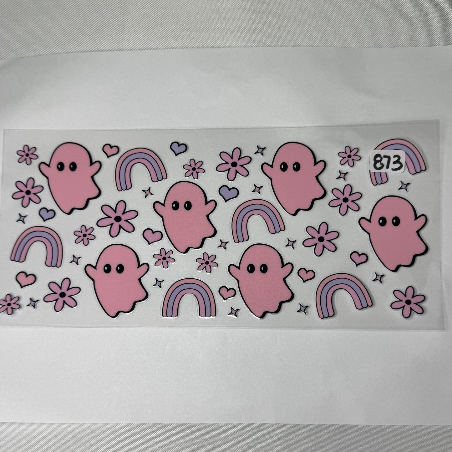 Ghosts UVDTF Cup Wraps