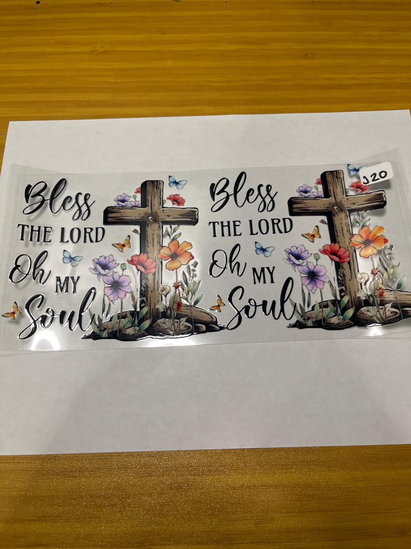 J20 Religious UVDTF Wrap