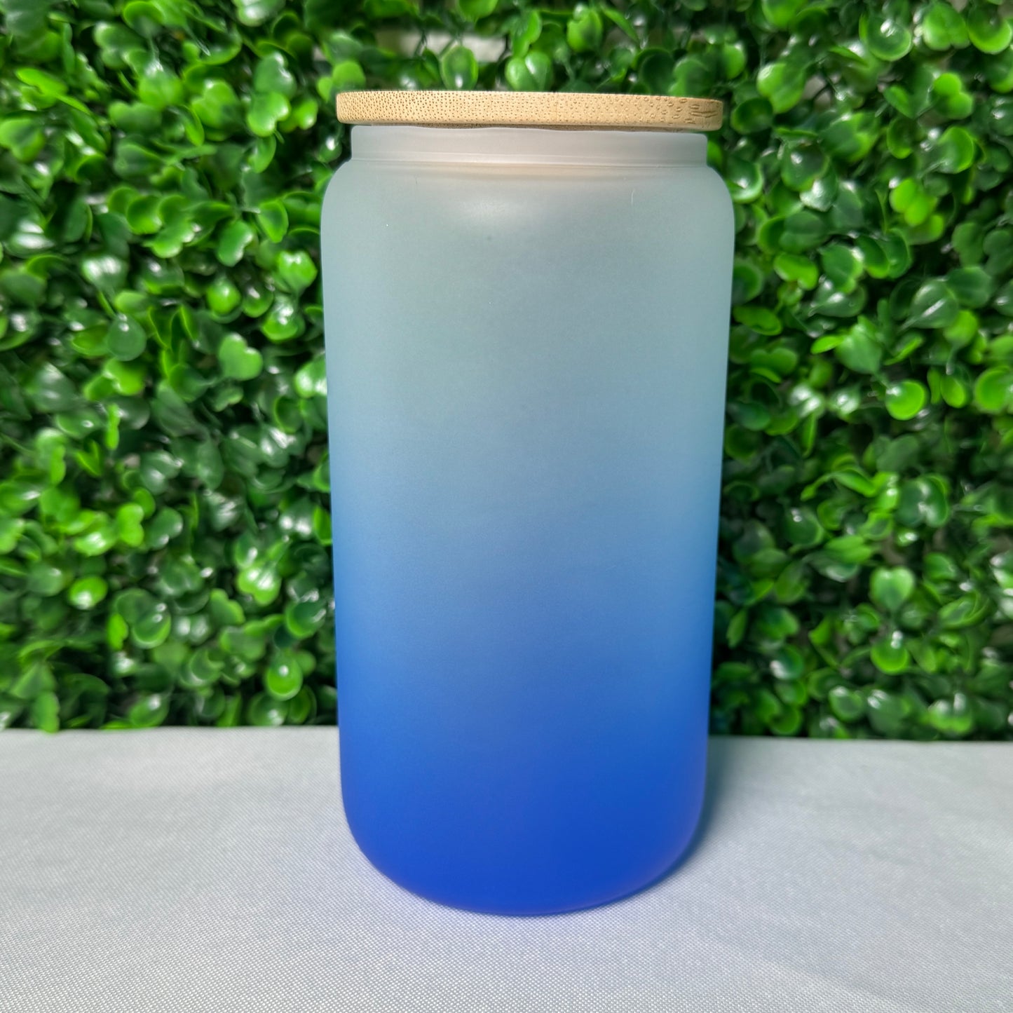 16oz Colored Frosted Glass Cups