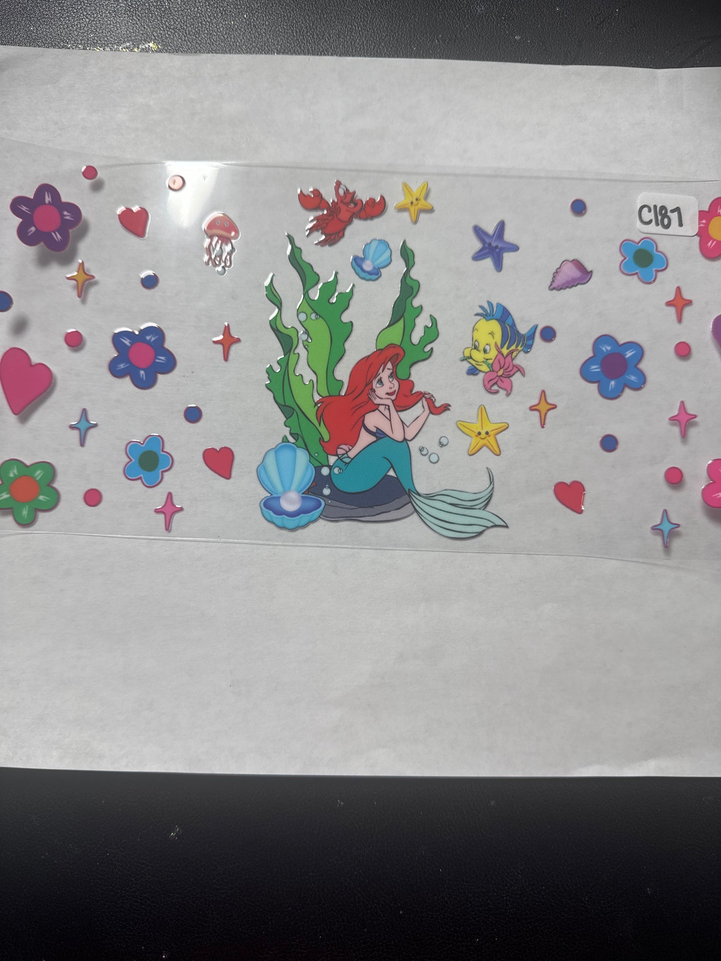 C187 ocean princess uvdtf wrap