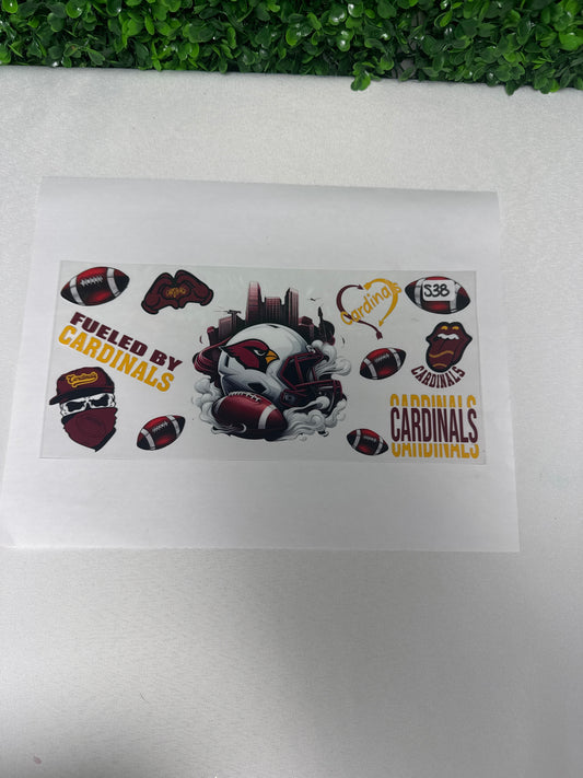 S38 Cardinals Football Sports UVDTF wrap