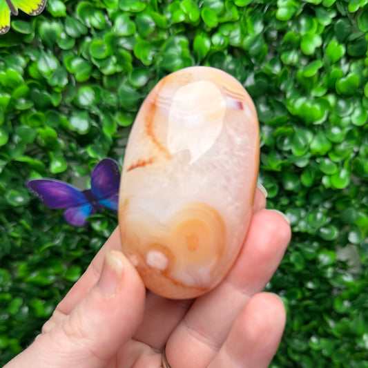 Carnelian Palm Stone