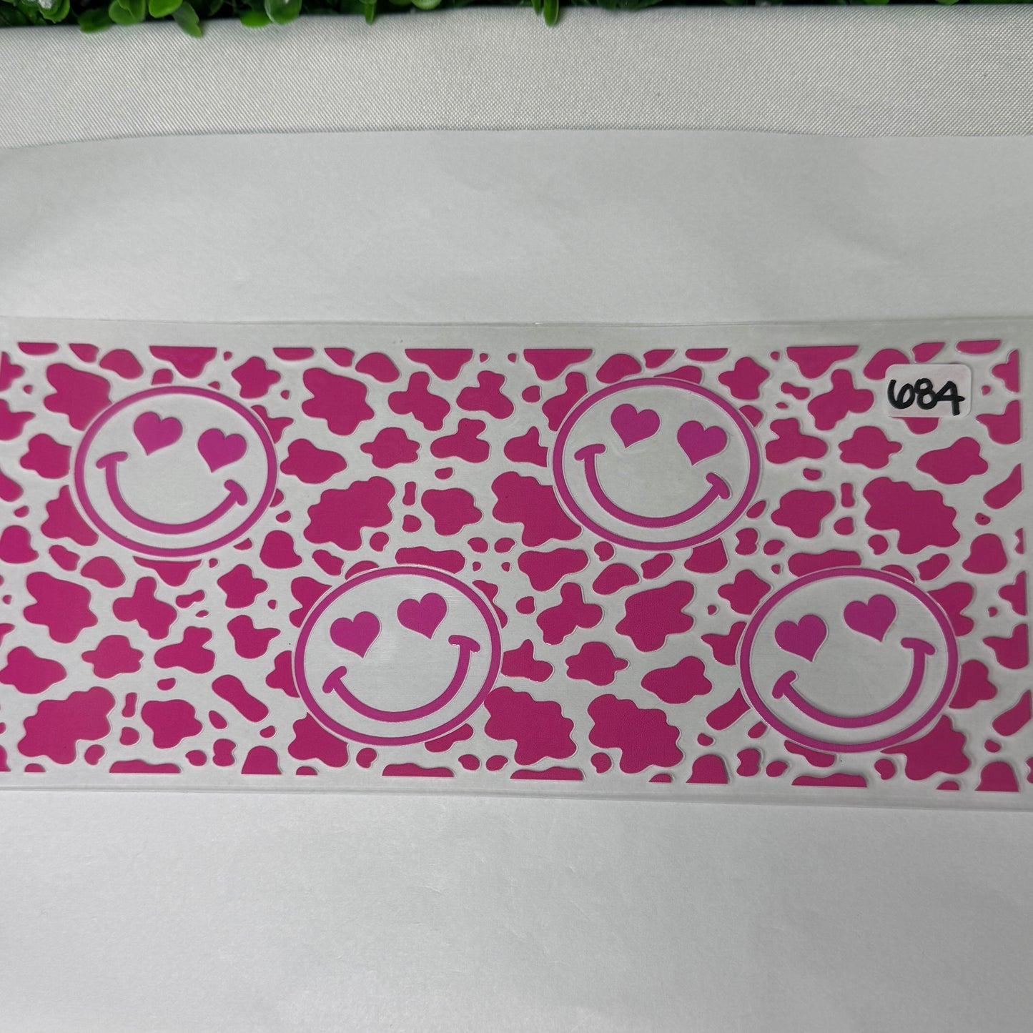 Rainbows/smileys/bows UVDTF Cup Wraps