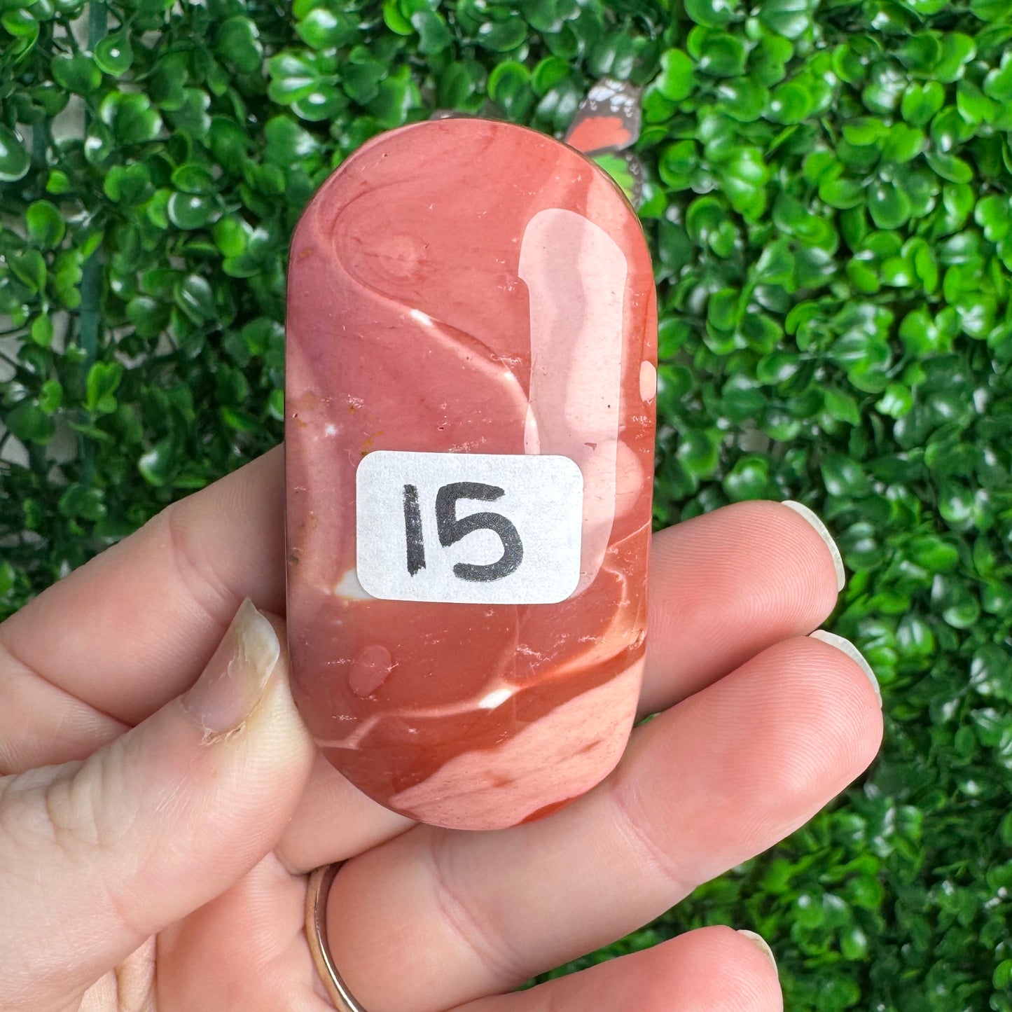 Mookaite Jasper Palm Stones and Hearts