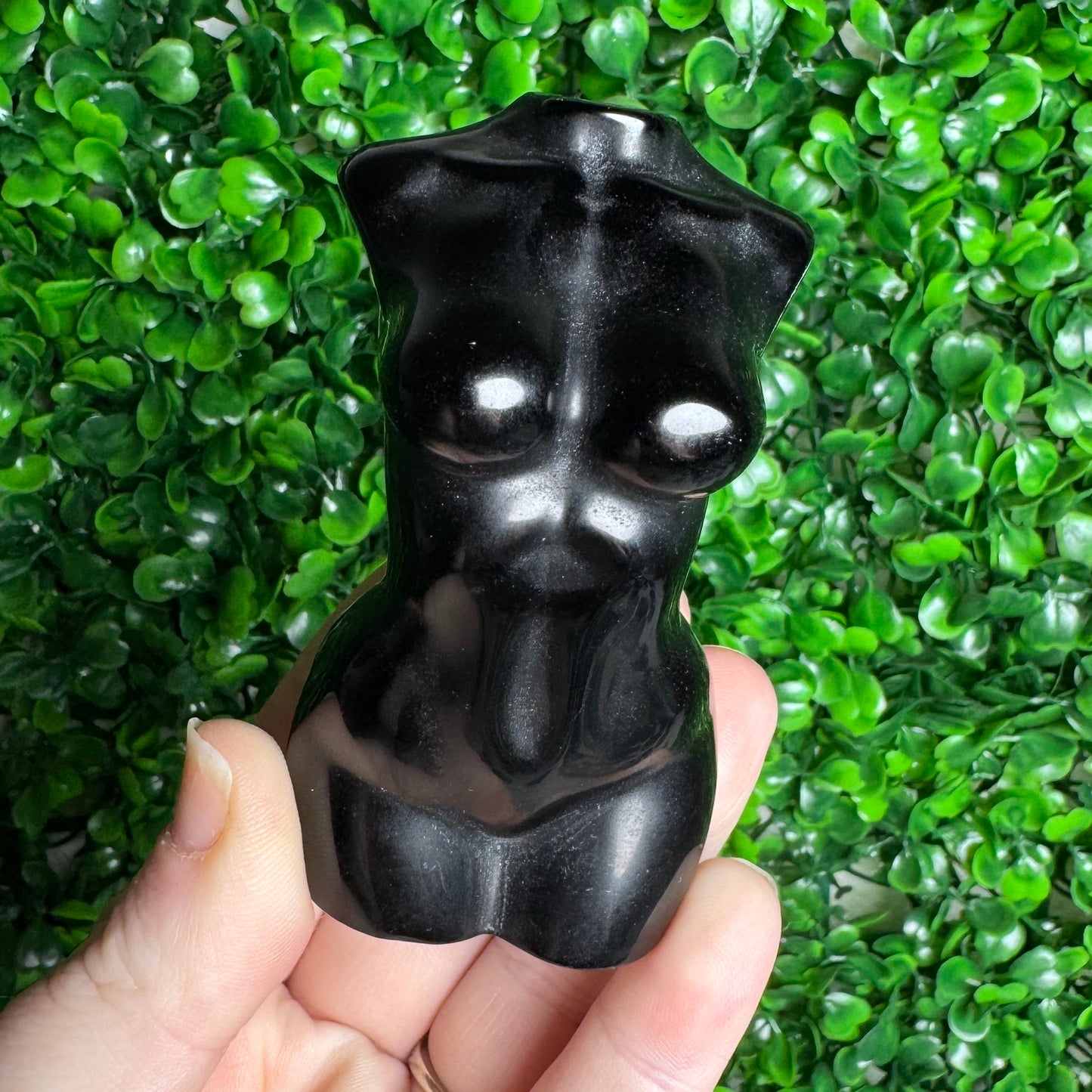 Obsidian Lady Body carving