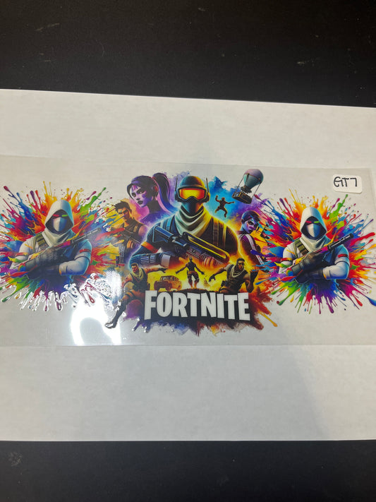 GT 7 Video Game UVDTF Wrap