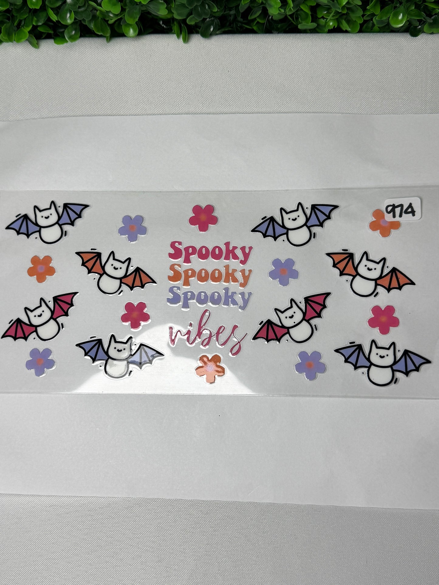 Skulls and Pumpkins UVDTF Cup Wraps