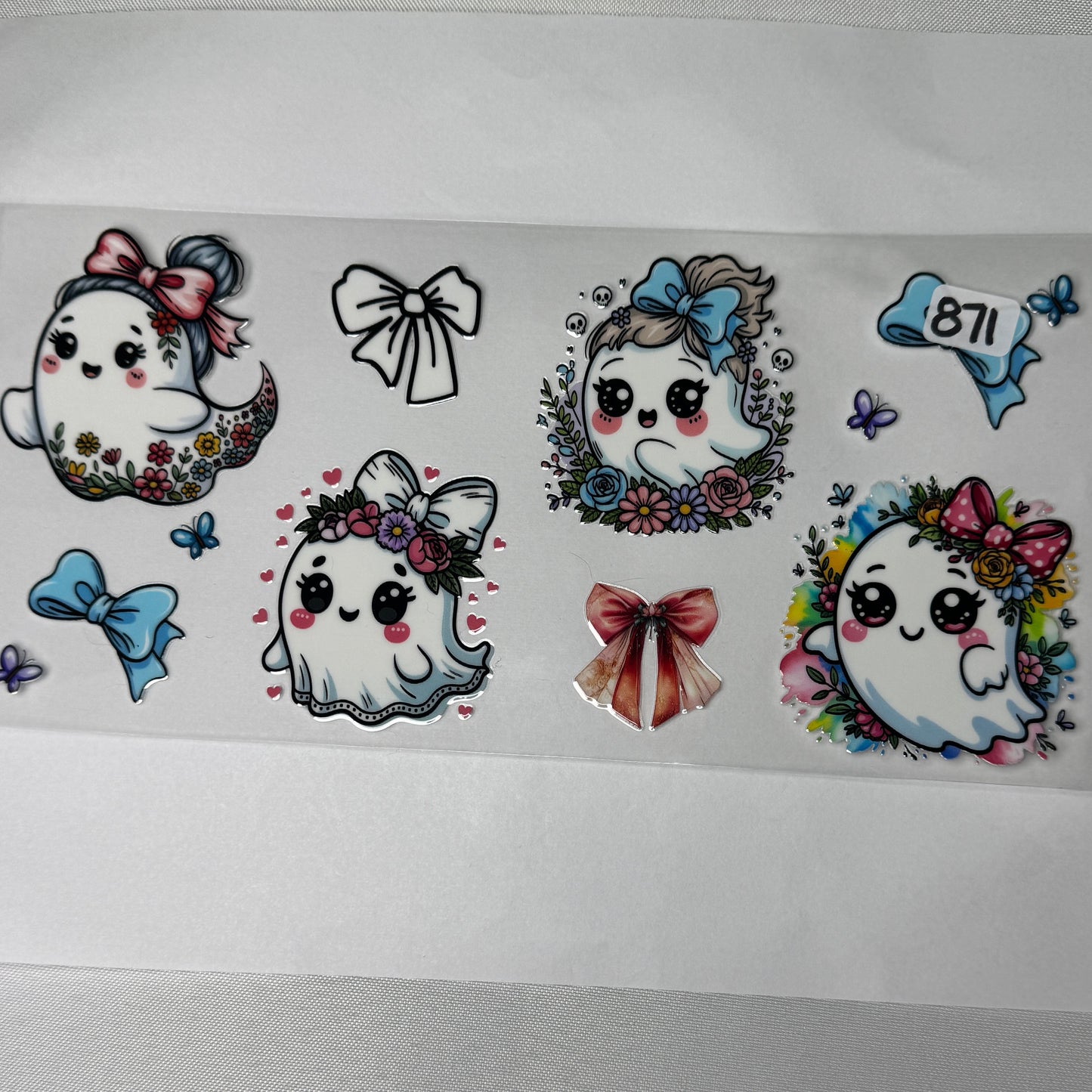 Ghosts UVDTF Cup Wraps