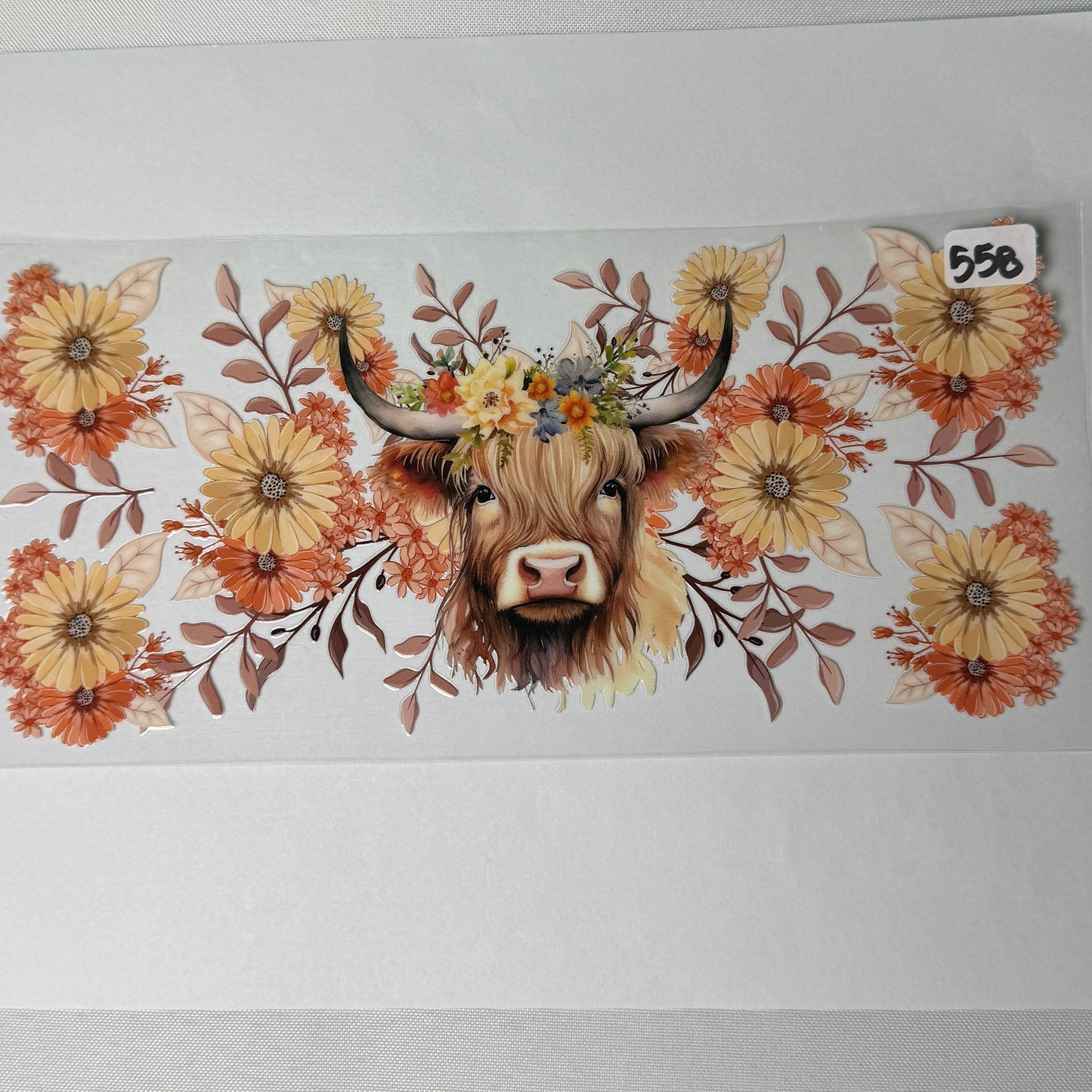 Highland Cow UVDTF Cup Wraps