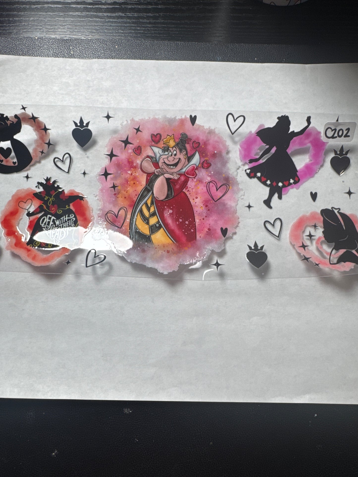 C202 villain queen uvdtf wrap