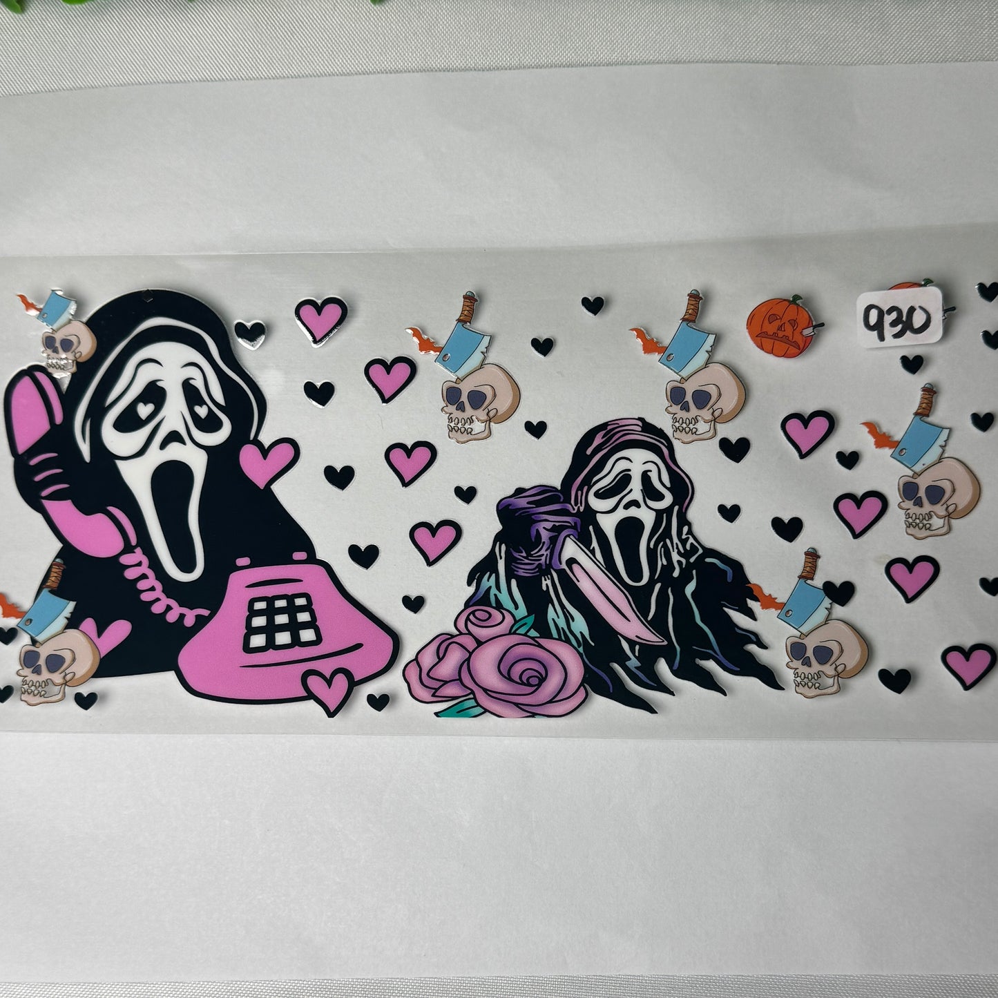 Spooky Characters UVDTF Cup Wraps
