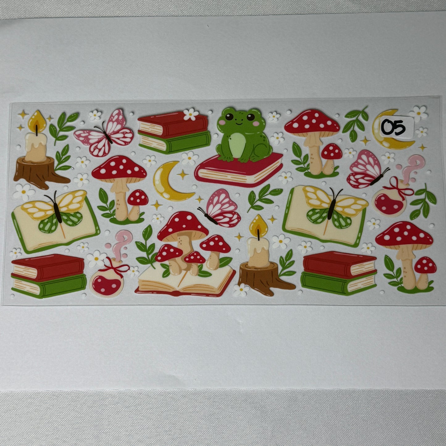 Books/Reading UVDTF Cup Wraps