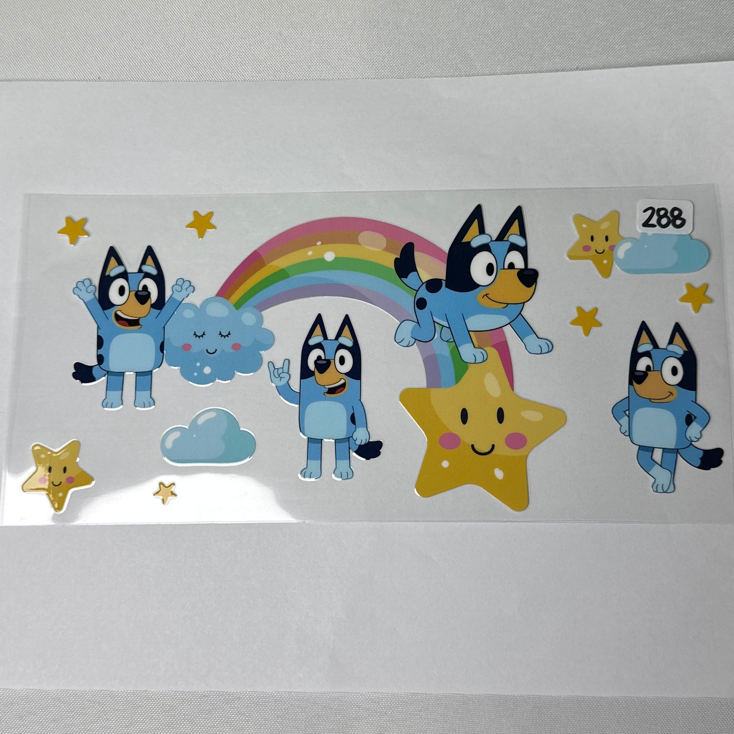 Blue Dog UVDTF Cup Wraps