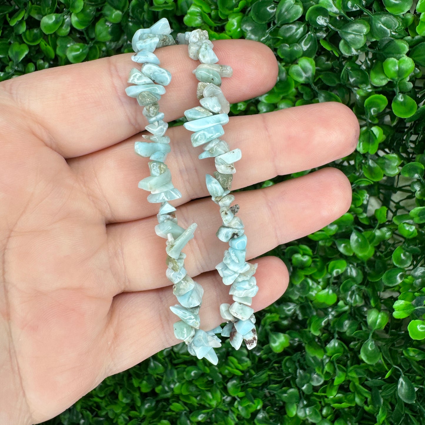 Larimar Chip Bracelet