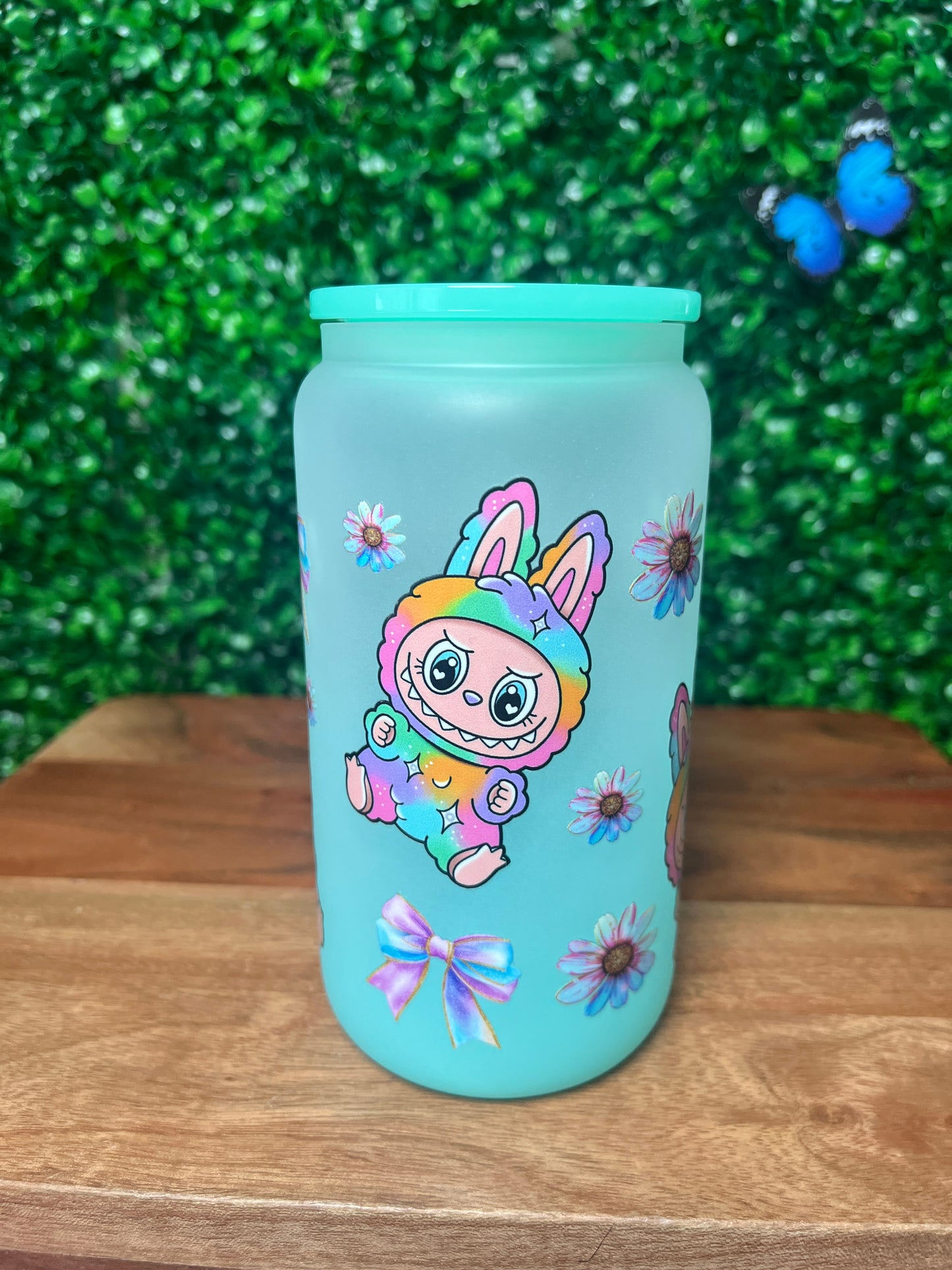 16oz Kids Character UVDTF Glass Cup