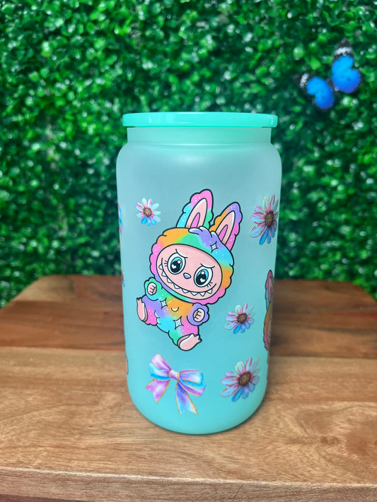 16oz Kids Character UVDTF Glass Cup