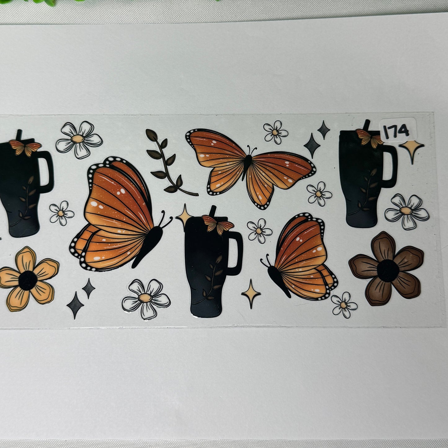 Plant Style UVDTF Cup Wraps