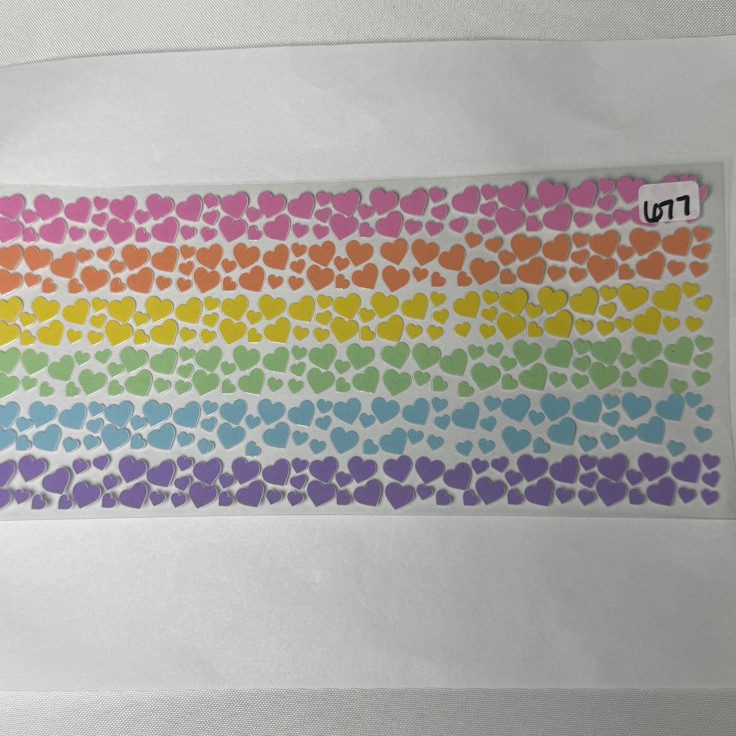 Heart UVDTF Cup Wraps