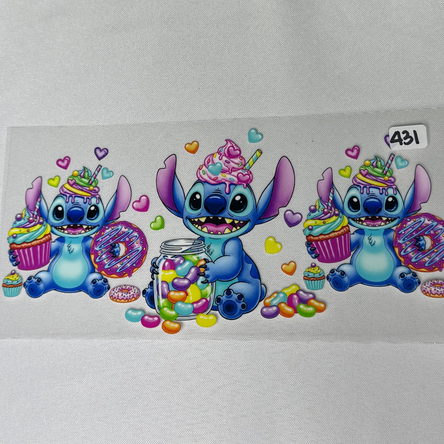 Blue Alien UVDTF Cup Wraps