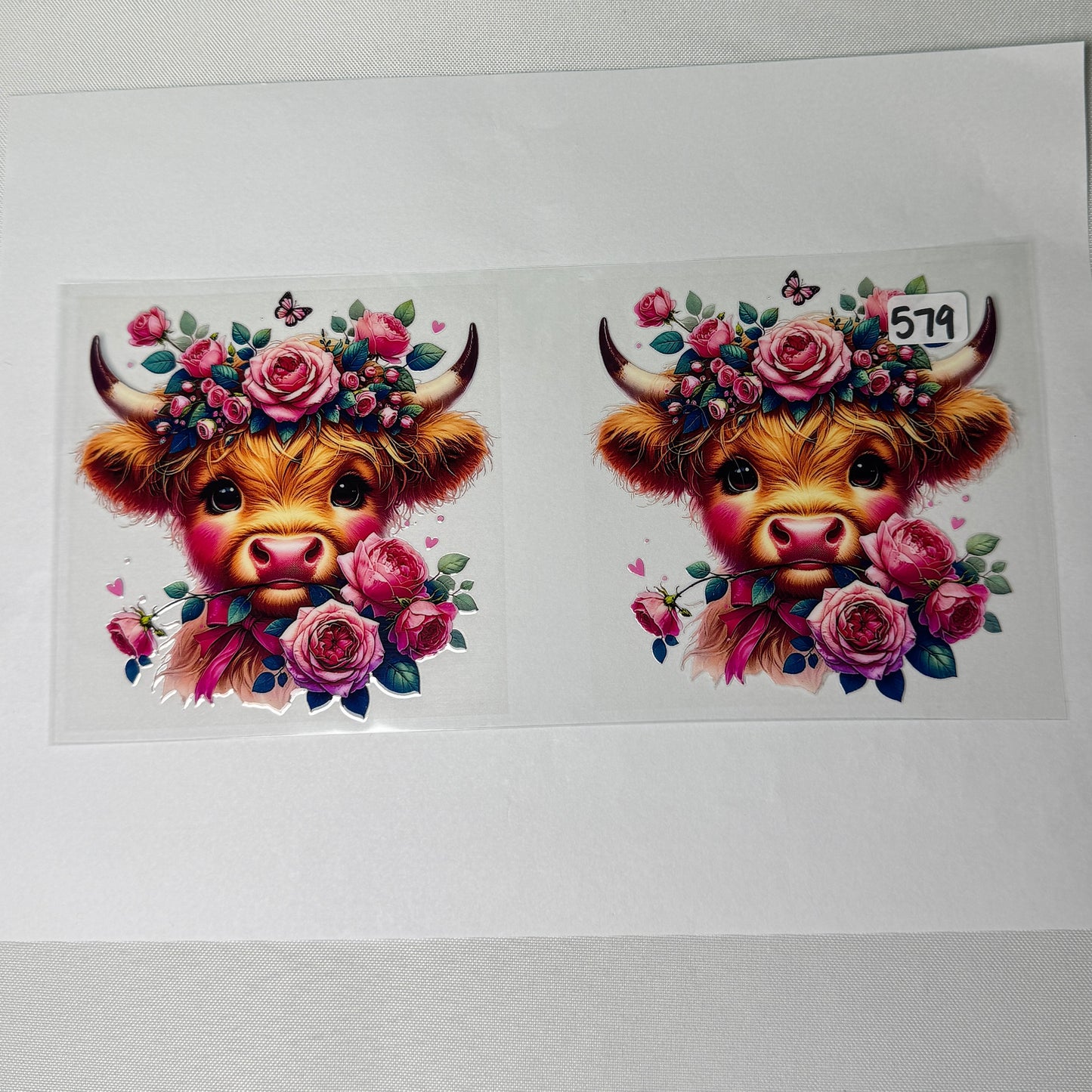 Highland Cow UVDTF Cup Wraps