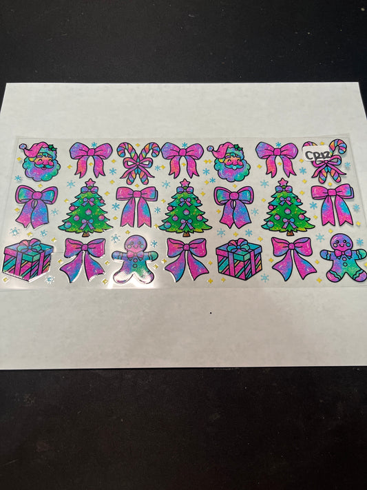 CR12 Christmas Theme UVDTF Wrap