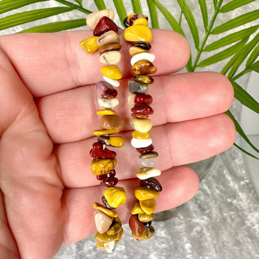 Mookaite Jasper Chip Bracelet