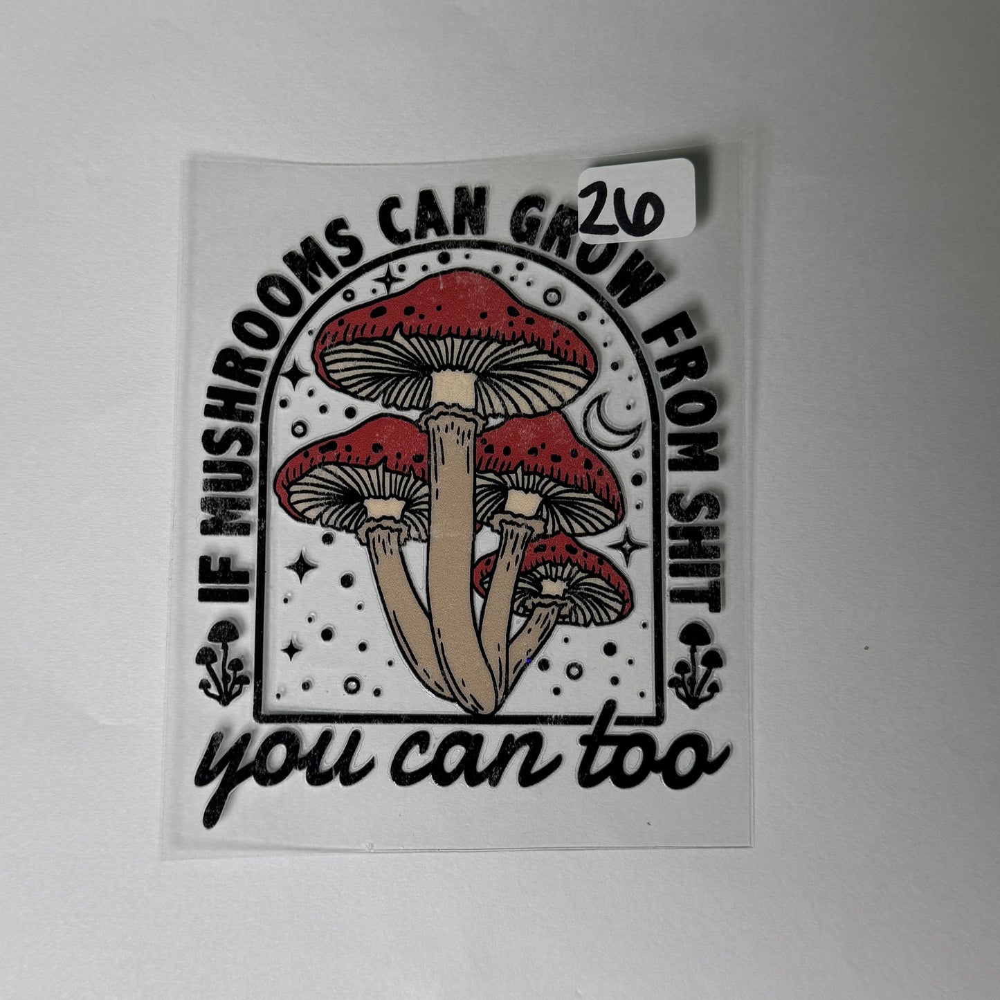 Mushroom UVDTF Cup Wraps