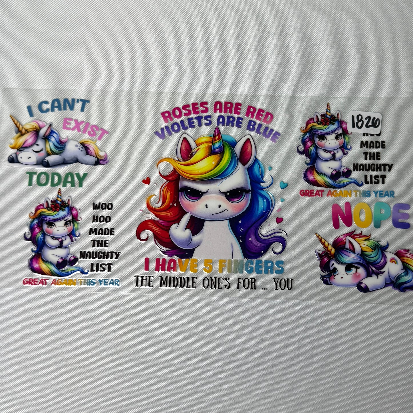 Newly added UVDTF Cup wraps