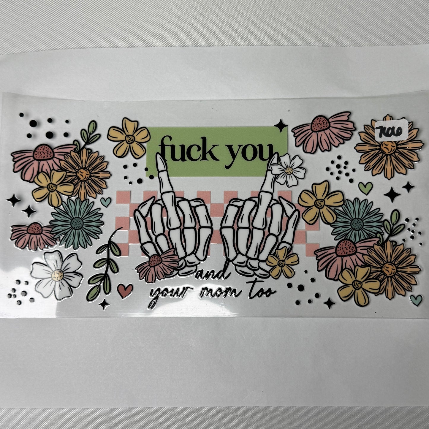 Sassy/Funny Quotes UVDTF Cup Wraps