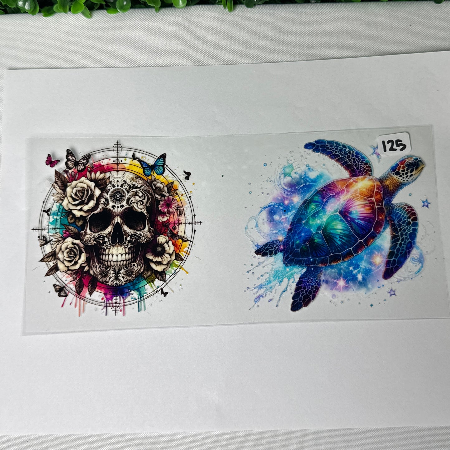 Ocean/Turtle UVDTF Cup Wraps