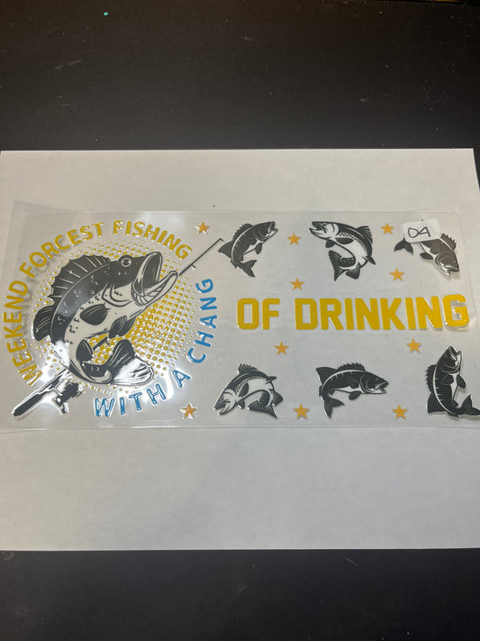 O4 Fishing UVDTF Wrap