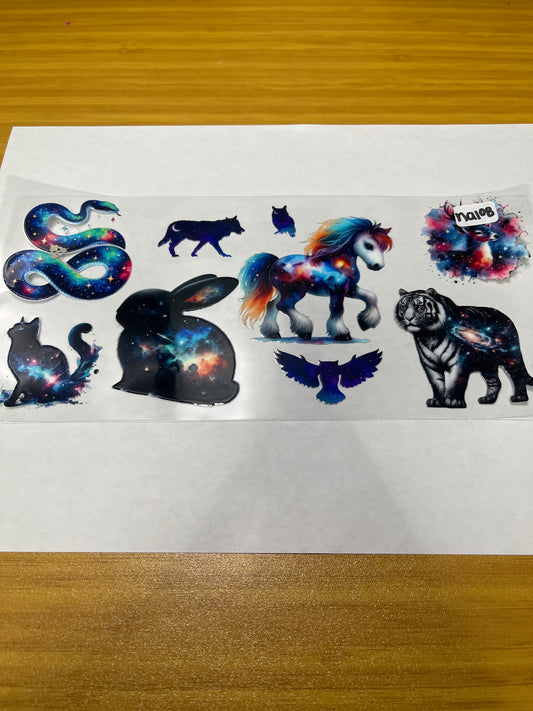NA108 Animal Colorful UVDTF Wrap