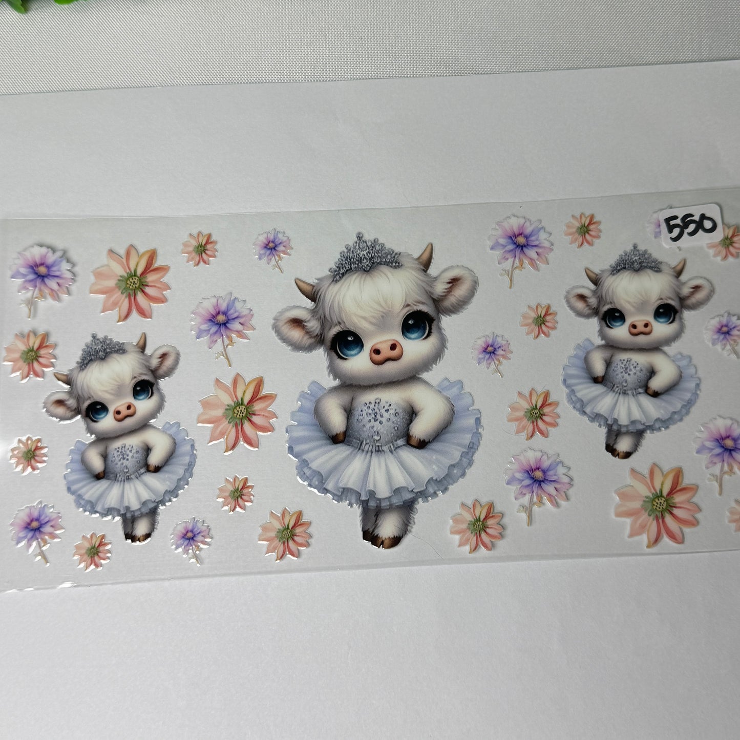 Highland Cow UVDTF Cup Wraps