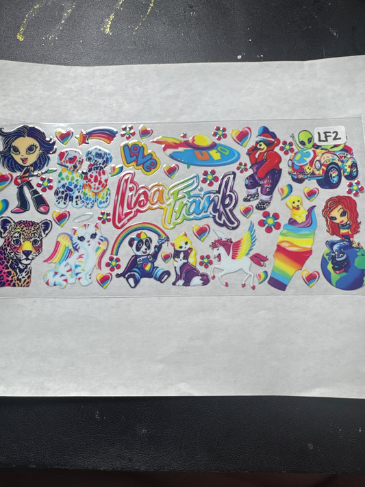 LF2 rainbow neon characters uvdtf wrap