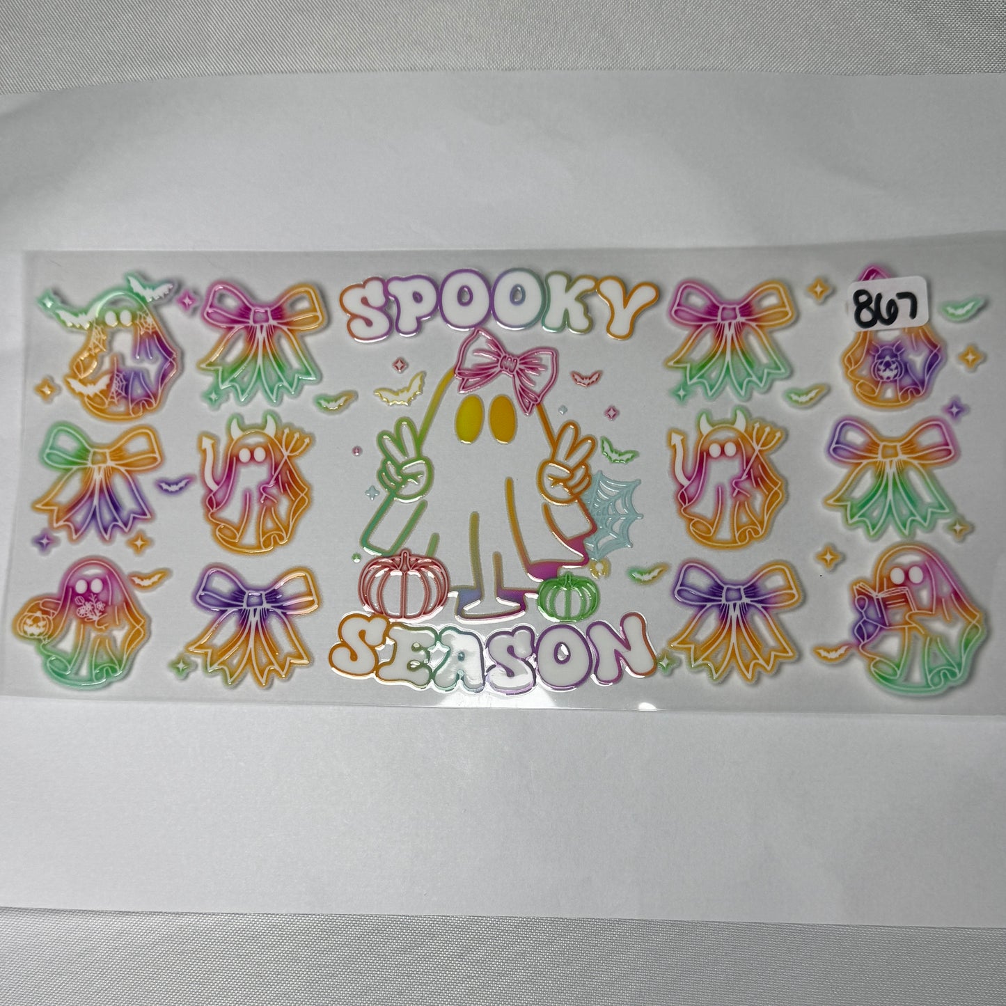 Ghosts UVDTF Cup Wraps