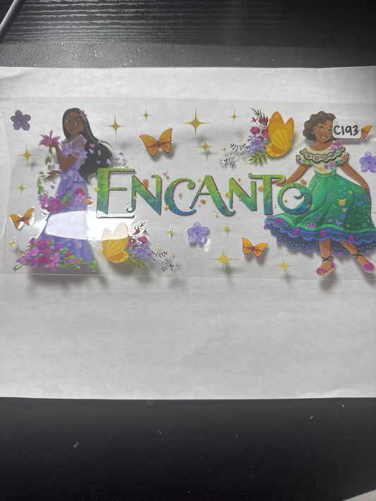 C193 princess characters uvdtf wrap