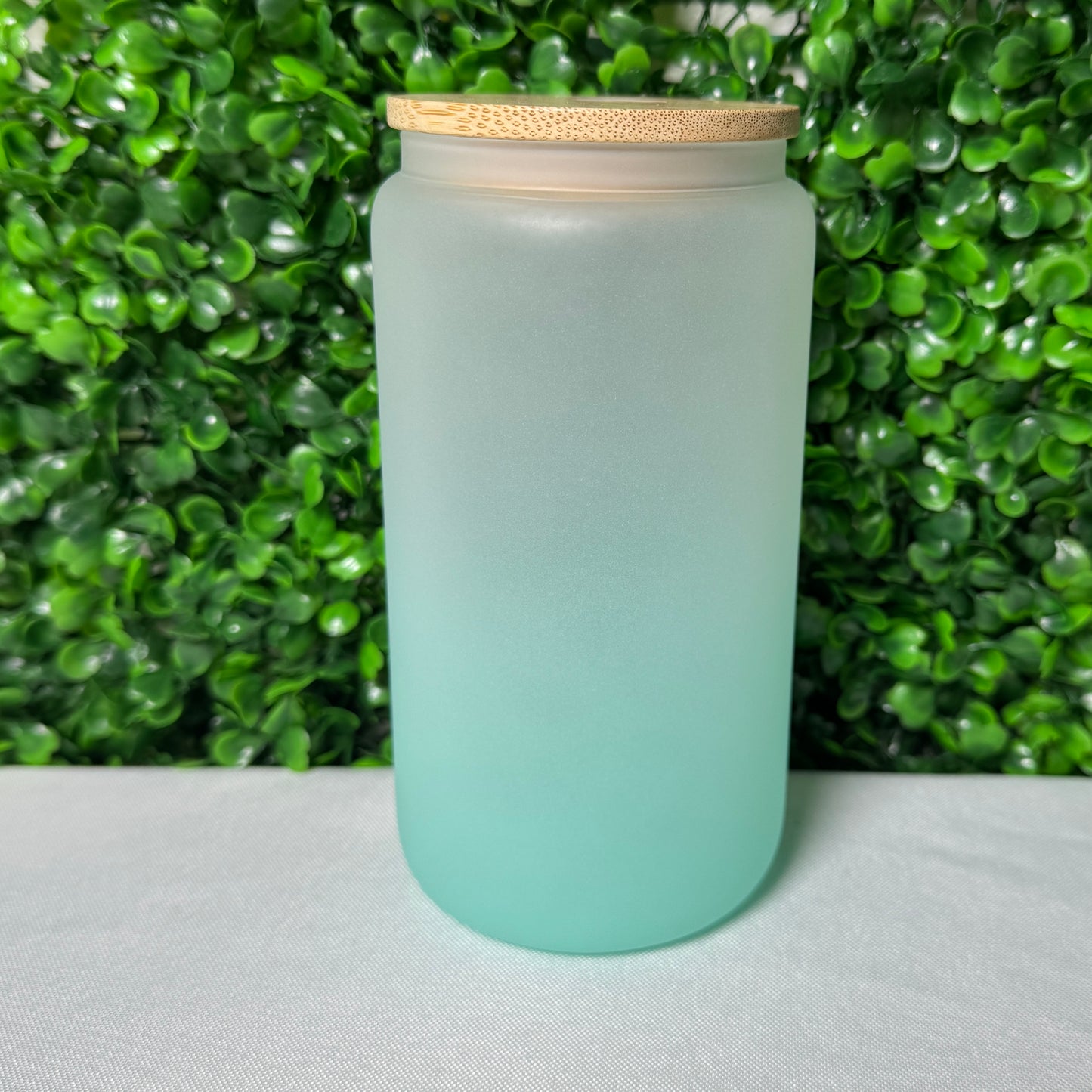 16oz Colored Frosted Glass Cups