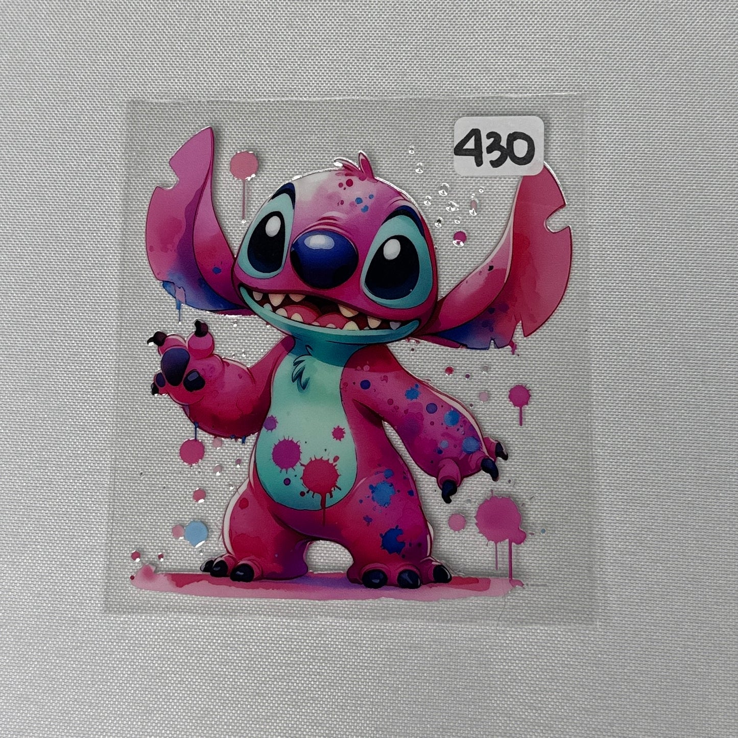 Blue Alien UVDTF Cup Wraps