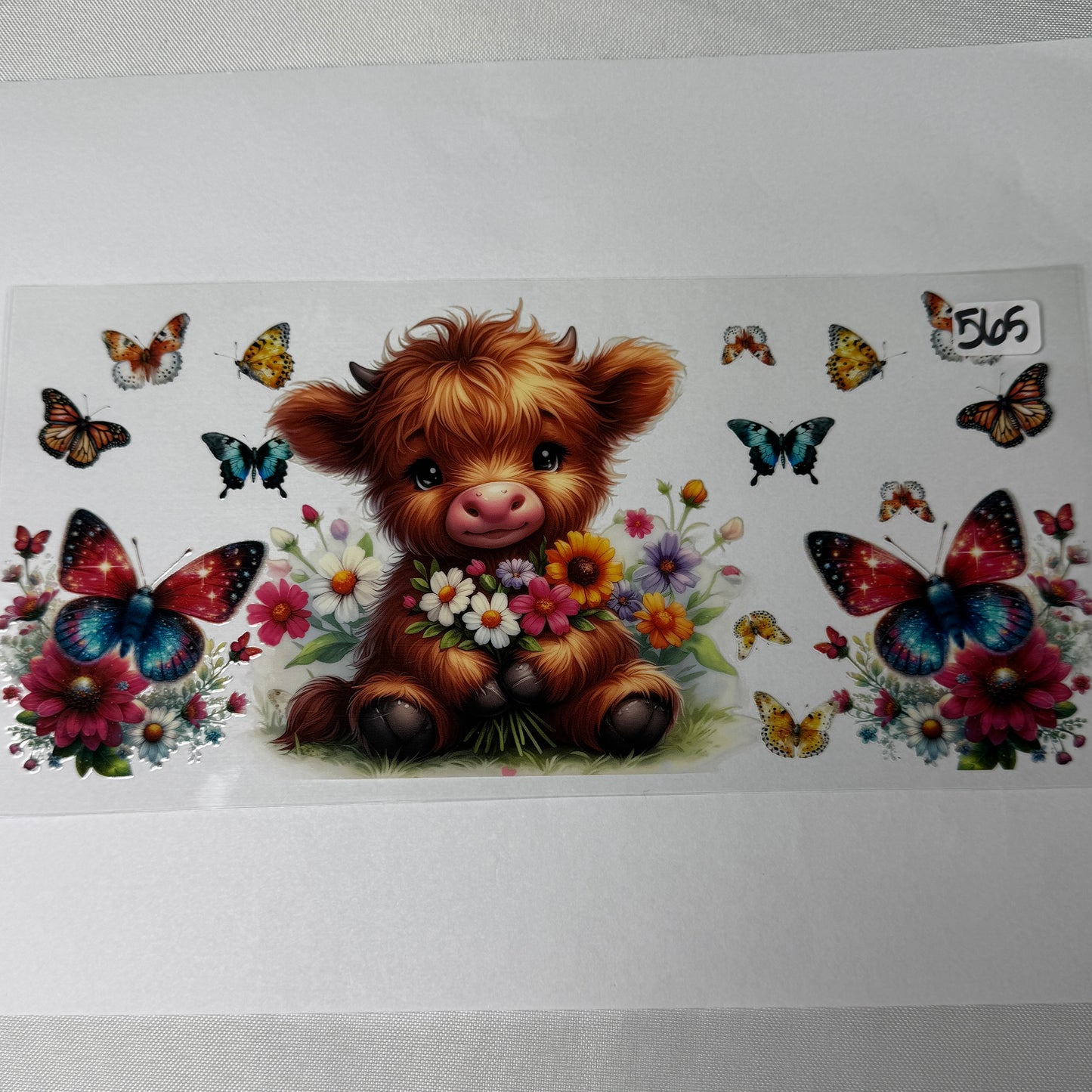 Highland Cow UVDTF Cup Wraps