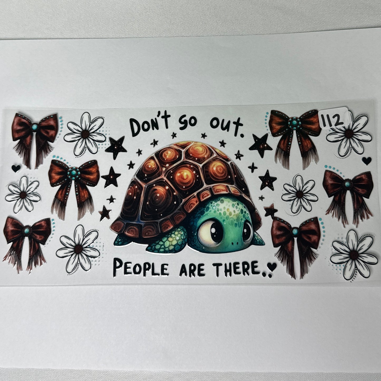 Ocean/Turtle UVDTF Cup Wraps