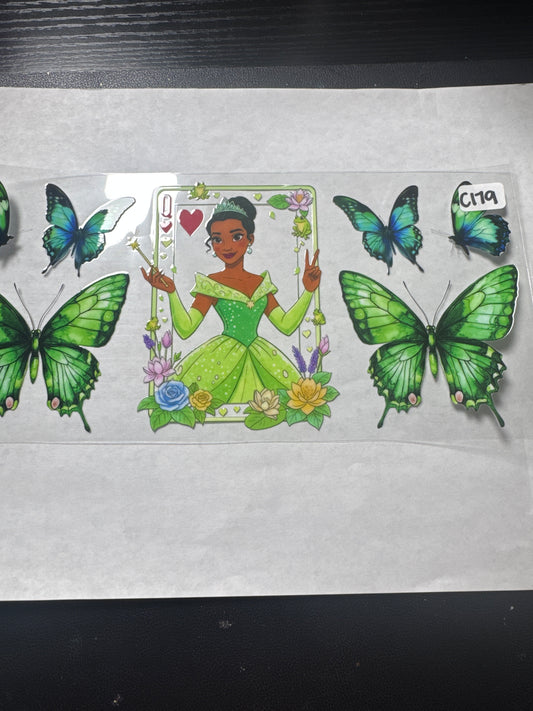 C179 green princess uvdtf wrap
